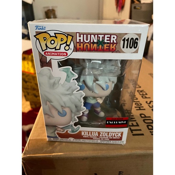 Figurina Funko Pop! Killua Zoldyck Da Hunter X Hunter, Altezza 9,5 Cm, In Confezione Originale Con Custodia Protettiva In PET